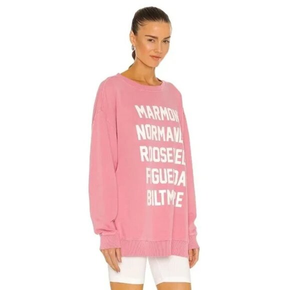 NWT Wildfox pink hotel “Roadtrip” print sweatshirt, M - Picture 2 of 6